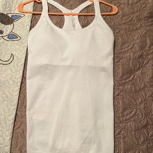 White tank top